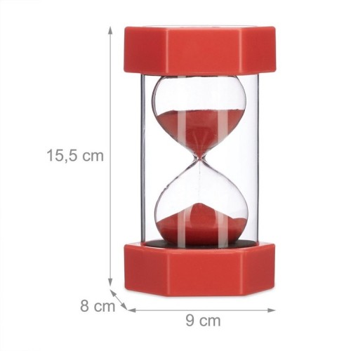 Mega Zandloper 30 minuten - Rood